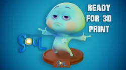 22 Soul Disney Pixar 3D print model - Fan Art 3D print model