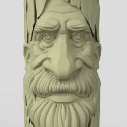 3D Model STL Tree Mask 1