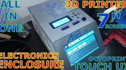 3D Printer Electronics Enclosure - Touch Screen, Mainboard, MOSFET, PSU, Raspberry, Fan.