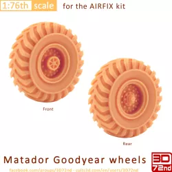 3D72ND - 1/76TH SCALE MATADOR GOODYEAR WHEELS