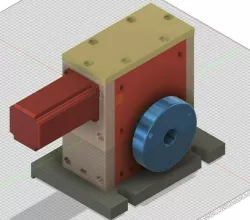 4 Axis printed 3d for milling