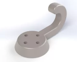 4-nails wall hook