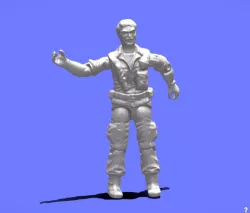 80s GI-JOE Footloose - 3D SCAN