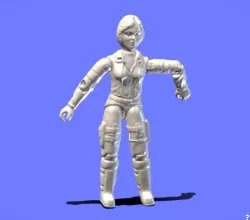 80s GI-JOE SCARLET - 3D SCAN