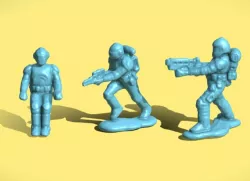 80s GULLIVER SPACE RAIDERS - 3D SCAN