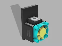 Another Da Vinci Jr e3d v6 HotEnd Quick Release