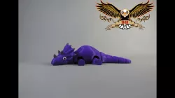 Articulated Print-In-Place Cute Triceratops Dinosaur