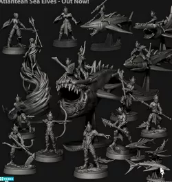 Atlantean Sea Elves - Fantasy Elves