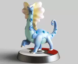 Aurorus - FAN ART - POKÉMON FIGURINE - POKÉMON UNITE