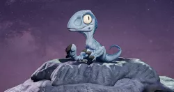 Baby Blue Miniature From Jurassic World