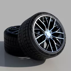 BMW 402 style (BBS) rims for diecast and scale models
