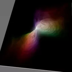 Boomerang nebula Hubble deep sky object 3D software analysis