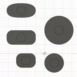 Brick Train Buffers for 8 wide trains
