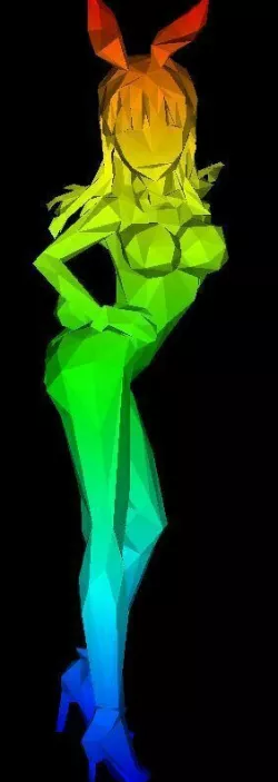 Bulma Low poly