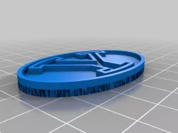BYU Logo Keychain