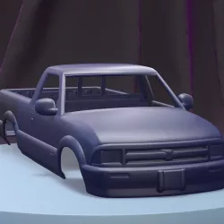 CHEVROLET S10 SINGLECAB 1994 (1/24)  printable Body