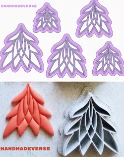 CHRISTMAS TREE polymer clay cutters stl files