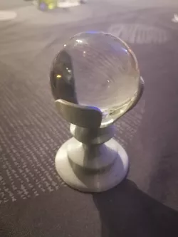 Crystal ball tripod