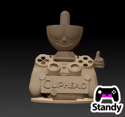 CUPHEAD CONTROLLER STAND PS4-PS5-XBOX