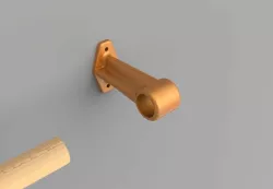 Curtain rod holder / Support tringle à rideaux