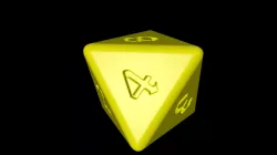 D8 dungeons & dragons dice