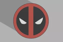 DEADPOOL SILHOUETTE LAMP