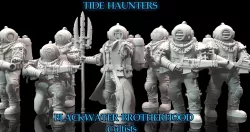 Depth Guard - Blackwater Brotherhood Cultists Pre-supported and Ready to Print!