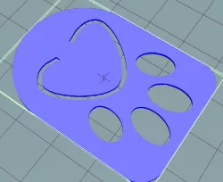DOG PRINT BOOKMARK SEPARATOR