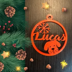 Dog Style Christmas Balls