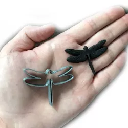 DRAGONFLY POLYMER CLAY CUTTERS - POLYMER CLAY TOOLS - 3D PRINTED POLYMER CLAY CUTTERS