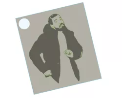 DRAKE KEYCHAIN