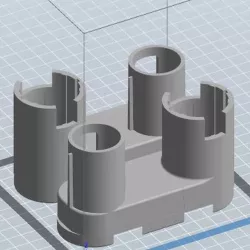 Dyson Accessory holders 6 - 140 mm bed print