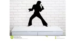 Elvis Presley Stencil