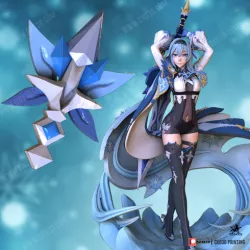 Eula Yura From Genshin Impact Accessory Cosplay