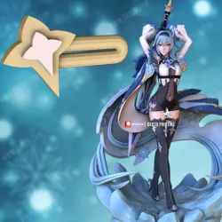 Eula / Yura From Genshin Impact Cloth Pin Cosplay