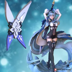 Eula Yura From Genshin Impact Head Band Cosplay