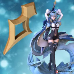 Eula Yura From Genshin Impact Hook Cosplay