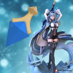 Eula  Yura From Genshin Impact Jewel Cosplay