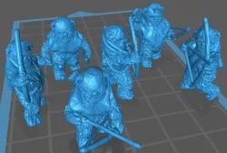 Ewok Archers (star wars legion scale)