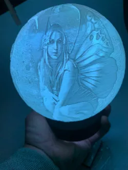 FAIRIES NIGHT LIGHT LITHOPHANE