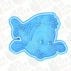 Flounder cookie cutter