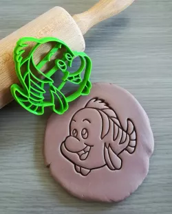 Flounder, Little Mermaid Cookie Cutter
