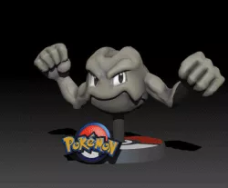Geodude - POKÉMON FIGURINE - 3D PRINT MODEL