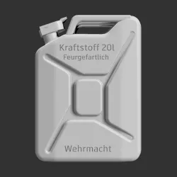 German WW2 Fuel Canister 1:72