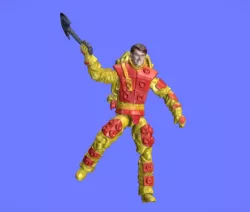 GI-JOE NEW FLAMETHROWER FIGURE - 3D SCAN