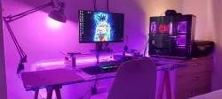 Glass Desk Monitor Riser