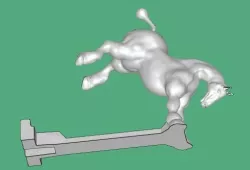 Horse cell phone stand (fixed)