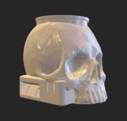 HUMAN SKULL DESKTOP PENCIL HOLDER V2