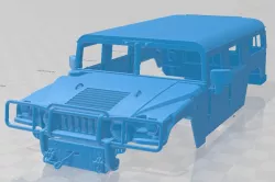 Hummer H1 Wagon Printable Body Car