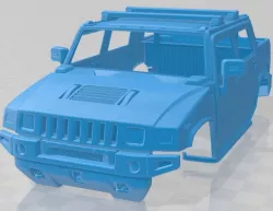 Hummer H2 SUT 2011 Printable Body Car